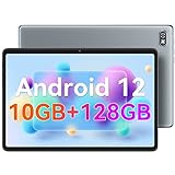 Blackview Tablet 10 Pulgadas Android 12 Tab 7 Pro 10GB RAM + 128GB ROM(1TB TF), Dual 4G LTE + 5G WiFi, Octa Core, Batería 6580mAh/FHD 1920 * 1200/8MP+13MP/GSM Certificado/BT 5.0/Face ID/GPS/OTG/Type C