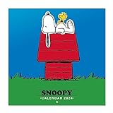 Grupo Erik Calendario 2024 pared Snoopy - Calendario pared 2024 - Planificador mensual 30x30 cm | Calendario Snoopy 2024