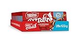 Nestle Extrafino Tableta de Chocolate con Leche y Almendras 123 g, sin Gluten- Pack de 28 und