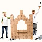GIGI BLOKS XL | Bloques Construccion Niños de Cartón | 96 Bloques de Construccion | Juego Bloques | Bloques Grandes Construccion Niños | Piezas de Construccion para Niños | Construir Fortalezas