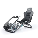 Playseat Trophy - Cabina de simulación de carreras Logitech G Edition | Totalmente ajustable | Compatible con todos los volantes Direct Drive | Ligero y robusto