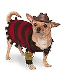 Rubies Disfraz para mascota - Freddy Krueger, perro talla S