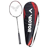 Raqueta Badminton | Victor V-3700 Magan Premium | 100% Grafito de Alto módulo | Disponible en Dos Colores | Incl. Funda