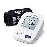 OMRON X3 Comfort Tensiómetro de Brazo digital, Máquina de presión sanguínea para el control de la hipertensión, validado clinicamente también para uso en diabéticos o durante el embarazo