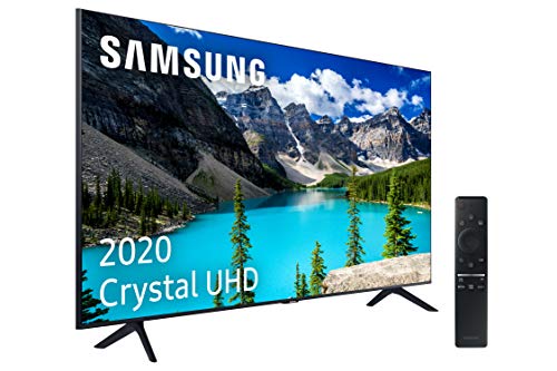 Samsung UHD 2020 55TU8005 - Smart TV de 55', HDR 10+, Crystal Display, Procesador 4K, Sonido Inteligente, One Remote Control y Asistentes de Voz Integrados, con Alexa integrada