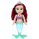 Disney Princesas Muñeca Ariel Cantante Grande de 38 cm – Ariel Canta 2 de Sus Canciones más Características – La Muñeca Brilla y se Ilumina