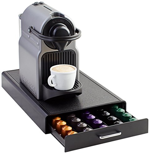 Amazon Basics - Cajón para almacenar cápsulas de Nespresso (capacidad para 50 cápsulas)
