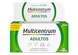 Multicentrum Complemento Alimenticio Multivitamínico y Multimineral para Adultos y Adolescentes, Sin Gluten, 90 Comprimidos