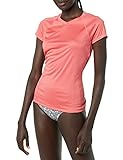 Amazon Essentials Camiseta de Bañador con UPF 50 de Secado Rápido y Manga Corta Mujer, Rosa Coral, 42