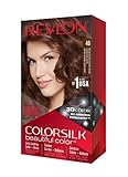 Revlon ColorSilk Tinte de Cabello Permanente Tono #46 Castaño Cobrizo Dorado Medio