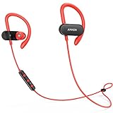 Anker SoundBuds Curve - Auriculares Bluetooth Sencillo Rojo