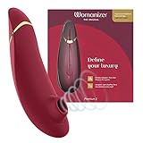 Womanizer Premium 2 Succionador de clítoris - Estimulador de clítoris - Autopilot y Smart Silence - Succionador mujer sumergible - 14 niveles de intensidad - Vibrador para mujer y para parejas Burdeos