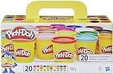 Play-Doh Pack 20 Botes (Hasbro A7924EUD), 24 Meses+, Multicolor