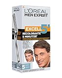 L'Oréal Men Expert Coloración Excell 5' - Recolorante 5 Minutos, Tono 5, Castaño Natural