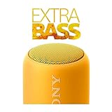 Sony SRS-XB10Y- Altavoz inalámbrico portátil (Bluetooth, Extra Bass, NFC, 16h de batería) Color Amarillo
