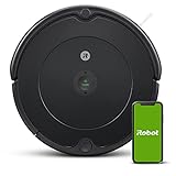 Irobot Roomba 692 Robot Aspirador con Conexión Wi-Fi - Sistema de Limpieza en Tres Fases - Sugerencias Personalizadas - Compatible con Tu Asistente de Voz, Capacidad 0,6 L, Color Negro