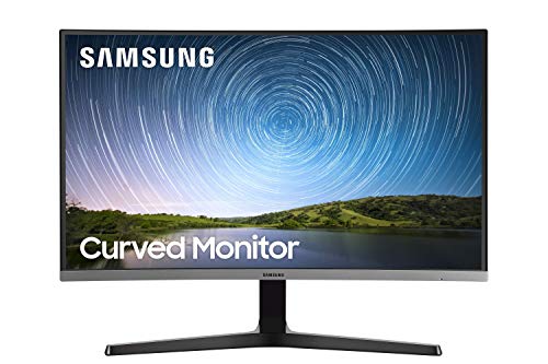Samsung C27R502 - Monitor Curvo de 27' sin marcos Full HD (1920×1080, 4 ms, 60 Hz, FreeSync, LED, 16:9, 3000:1, 1800R, 178°, 250 cd/m², Flicker Free, HDMI, Base en Y) Gris Oscuro