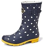 Joules Molly Welly, Botas Mujer, French Navy Spot, 39 EU
