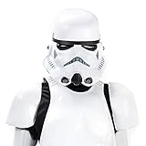 Star Wars - Casco de Stormtrooper Deluxe completo, color blanco - Talla única (Rubie's 35549)