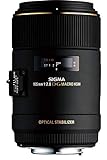 Sigma EX DG Macro NAFD OS HSM - Objetivo para Nikon (distancia focal fija 105 mm, apertura f/2.8-22, diámetro 79 mm) color negro