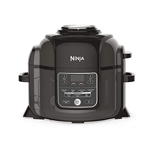 Ninja Foodi [OP300EU] Olla a presión y Freidora de aire, 6 litros, Negro y Gris