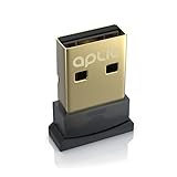 Aplic - Adaptador Bluetooth USB V4.0 - USB 2.0 High Speed - hasta 3 MBit s - Alcance de hasta 20 m - Tecnología Bluetooth de Clase 4.0-2,4 GHz - A2DP - Plug y Play - Compatible con Windows 11