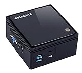 Gigabyte GB-BACE-3160 PC/estación de Trabajo Barebone 1.6 GHz J3160 0.69L Sized PC Black - Barebón (Intel® Celeron®, 1.6 GHz, J3160, 14 NM, 2.24 GHz, 6 W)