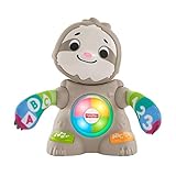 Fisher-Price Linkimals Smooth Moves Sloth - UK English Edition, Interactive Toy with Lights, Music, Learning Content and Motion for Baby Ages 9 Months and Older