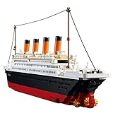 SuSenGo Titanic Maqueta Barco 1021 Piezas para niños 6+ Años，Compatible con Lego