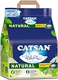 Catsan Natural - Arena para Gatos Biodegradable. Neutralización eficaz del Olor y la Humedad