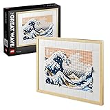 LEGO 31208 Art Hokusai: La Gran Ola, Cuadro en 3D, Arte Japonés, Manualidades para Adultos, Decoración para Casa