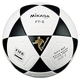 MIKASA FT5 Balón de fútbol, Unisex-Adulto, Blanco/Negro, 5