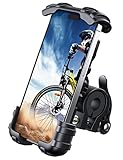 Lamicall Soporte Movil Bicicleta, Soporte Teléfono Moto - Rotación 360° Soporte Manillar para iPhone 15 Pro MAX, 14/13/12/11 Pro MAX Mini XS XR 8 7 Samsung S10 S9 S8, Huawei, 4.7-6.8' Smartphones