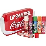 Lip Smacker – Set de Bálsamo Labial Hidratante Infantil de Diferentes Sabores – Hidratante Labios Ideal como Regalo, Colección Envasada en una Icónica Lata de Coca Cola – Pack de 6