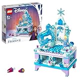 LEGO 41168 Disney Frozen 2, Joyero Creativo de Elsa, Frozen Juguetes de Construcción, Mini Muñeca de Princesa y Figura de Nokk, Caja de Almacenamiento