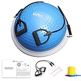 Amazon Brand - Umi - Balance Trainer Fitball Bola de Equilibrio para Entrenamiento 60cm con Inflador y Bomba para Fitness Gimnasio