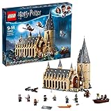LEGO 75954 Harry Potter Gran Comedor de Hogwarts, Juguete de Construcción con Torre de 4 Plantas, una Bote y 10 Mini Figuras