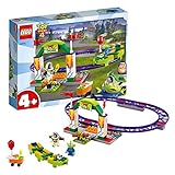 LEGO 4+ Toy Story 4: Alegre Tren de la Feria, Juguete de Construcción de Disney Pixar, Atracción con Minifigura de Buzz Lightyear (10771)