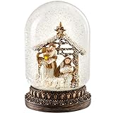 WeRChristmas - Bola de Nieve Decorativa (16 cm), diseño de Escena navideña, Multicolor