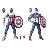 Hasbro Pack Figuras acción Capitán América y Falcon 15cm (F5880)