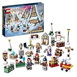 LEGO 76418 Harry Potter Calendario de Adviento 2023 con 24 Regalos Inc. 18 Miniconstrucciones del Pueblo de Hogsmeade y 6 Minifiguras, Juguetes de la Cuenta Atrás de Navidad para Niños, Niñas y Fans