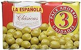 La Española Clásicas - Aceitunas Rellenas de Anchoa (350x3) - [Pack de 2]