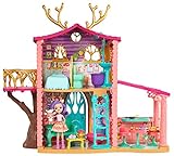 Enchantimals - Supercasa del bosque y muñeca Danessa, edad recomendada: 4 - 10 años (Mattel FRH50)