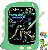 TEKFUN Tablet de Escritura LCD 8,5 Pulgadas, Tablero de Dibujo Pizarra Magnetica Infantils, Dinosaurio Juguetes Regalo Niña Niño de 2 3 4 5 6 Años Niños (Verde)