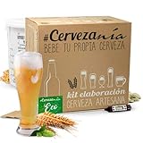 Kit de elaboración de cerveza artesana Pilsen Ale | Con certificado ecológico | Regalo BIO y original