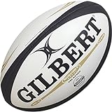 Gilbert Revolution X Balón de Rugby, Negro, 5