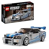 LEGO 76917 Speed Champions Nissan Skyline GT-R (R34) de 2 Fast 2 Furious, Maqueta de Coche Juguete para Construir, Mini Figura de Brian O'Conner, Set 2023