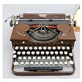 ZXNQ Antiguo Máquina de Escribir portátil Coleccionables/Regalos Puede Escribir Normalmente 30 * 30 * 10CM