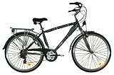 GOTTY Bicicleta Trekking Swift, Cuadro 28' Aluminio HIDROFORMADO, Suspensión Delantera, Cambio 21 velocidades, Luces Delantera y Trasera.