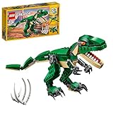 LEGO 31058 Creator Grandes Dinosaurios, Regalo de Reyes para Niños y Niñas de 7 Años o Más, Maqueta 3en1 de Pterodáctilo, Triceratops y T-Rex, Figura de Animales de Juguete de Parque Jurásico